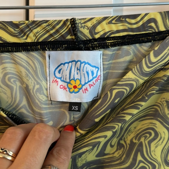 COPY - Omighty sheer marble green and black pants - Picture 4 of 5